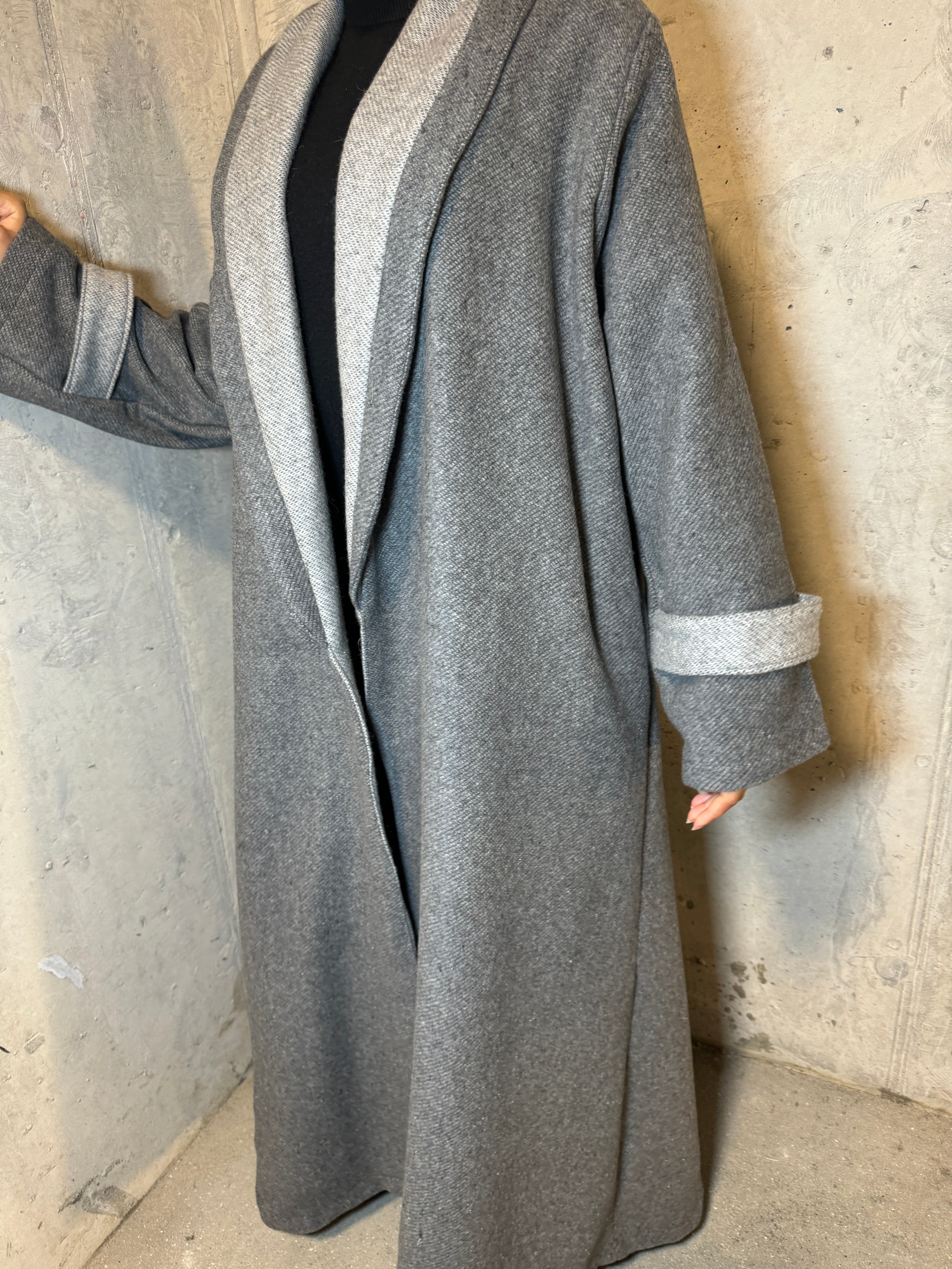 Grey Wool Coat