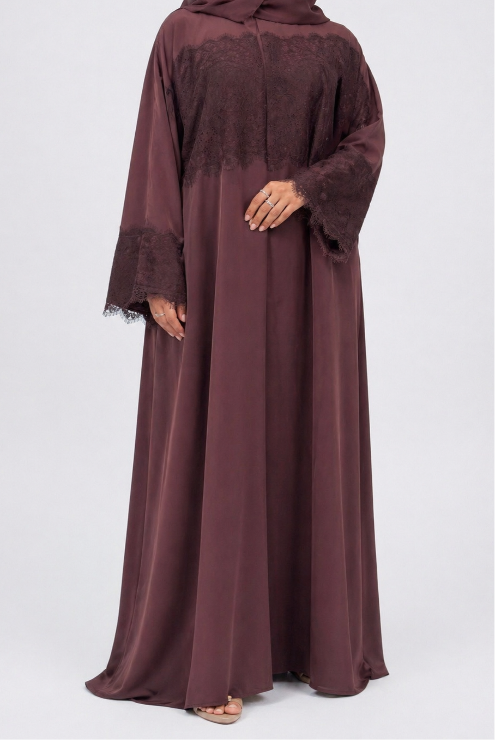 Chocolate Brown Lace