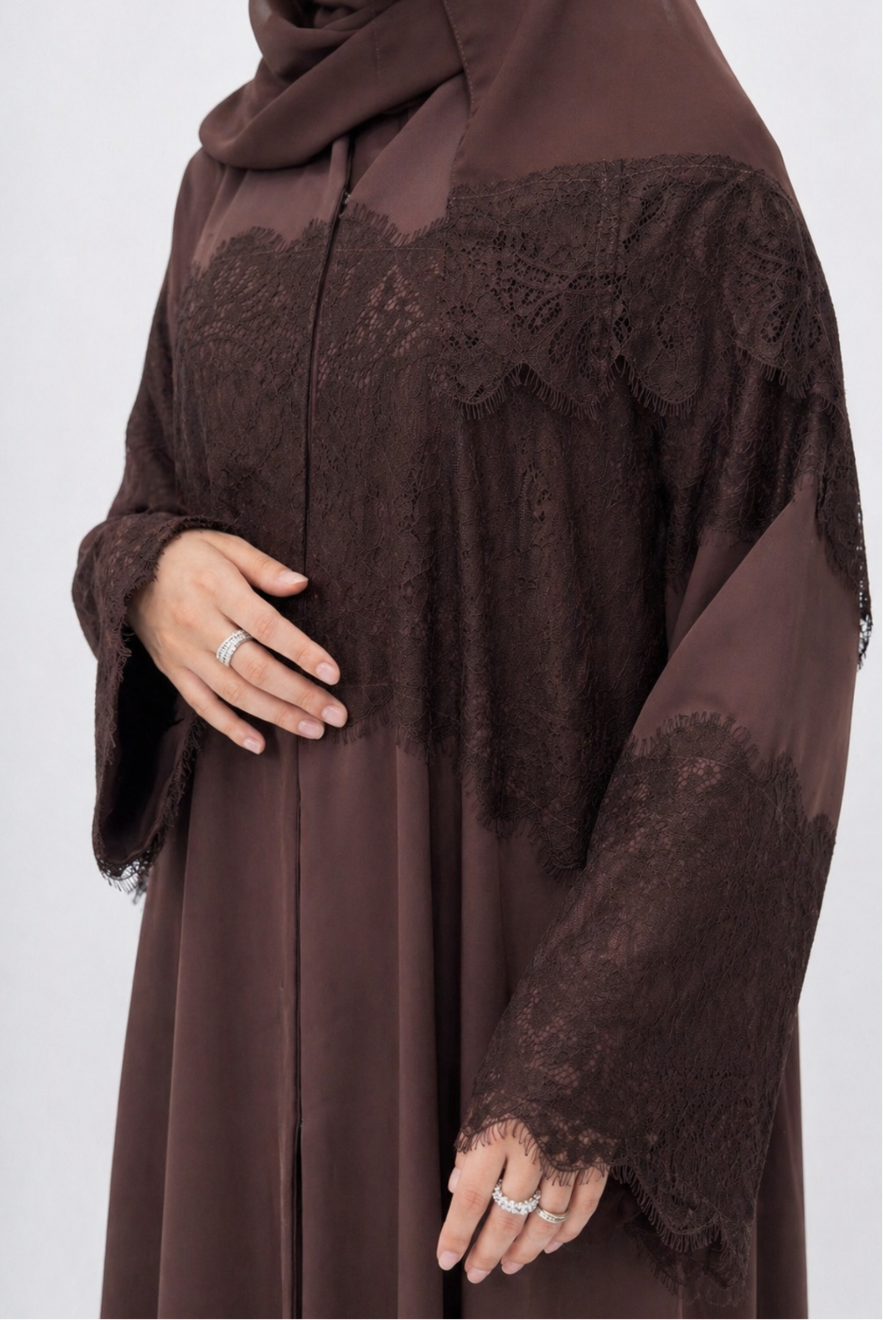 Chocolate Brown Lace