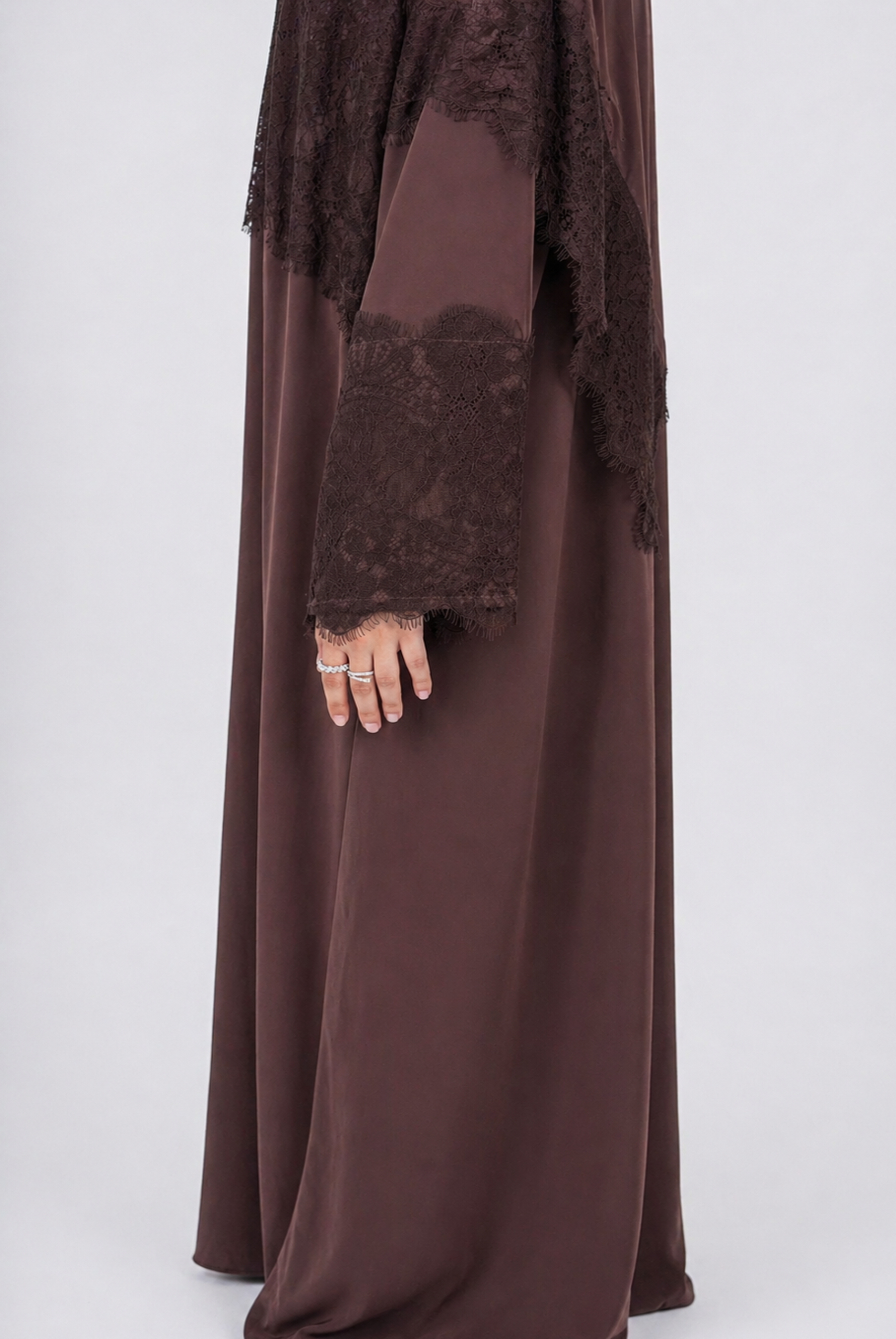 Chocolate Brown Lace